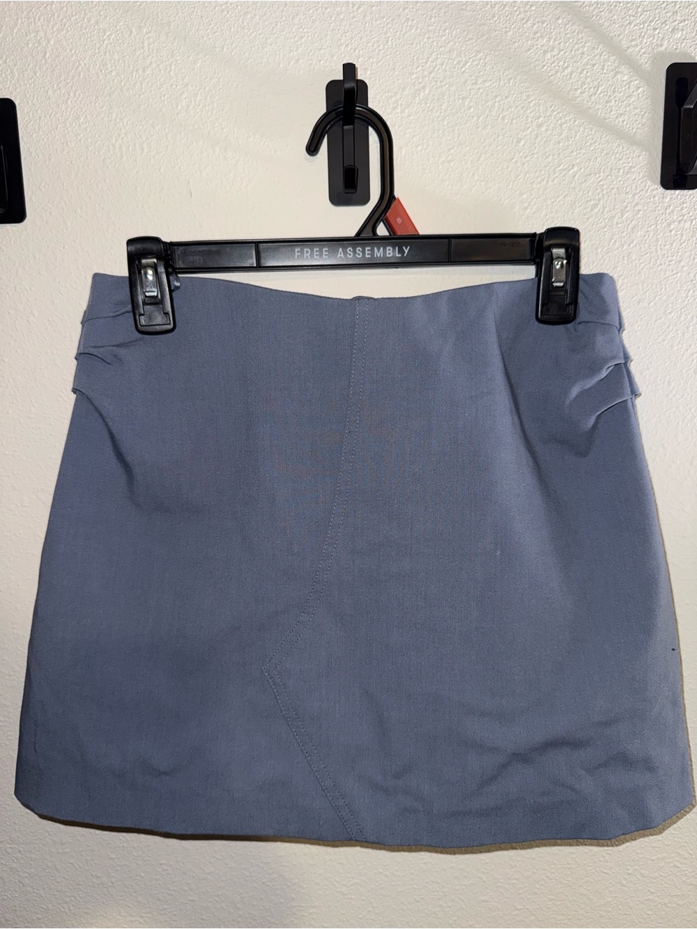 Zara Slate Blue Mini Skirt